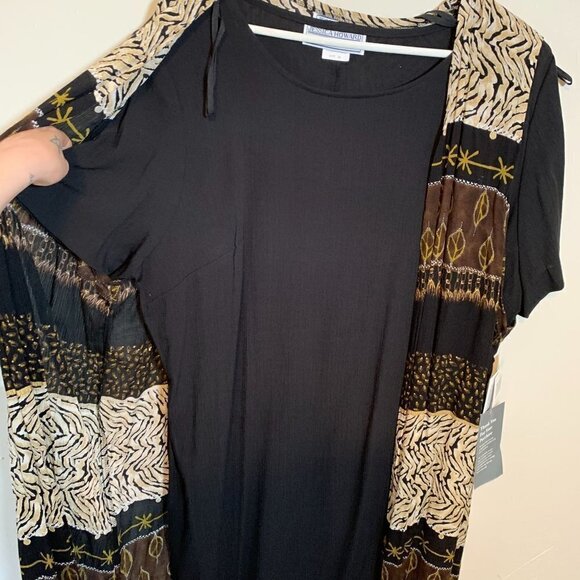 NWT Vintage Jessica Howard 2 Piece Short Sleeve Dress & Shaw Womens Size 20 USA - Picture 8 of 12